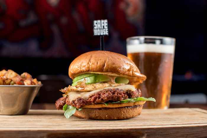 Safe House Chi Chorizo Burger 112 for Safehouse Chicago Announces Holiday Event Line up