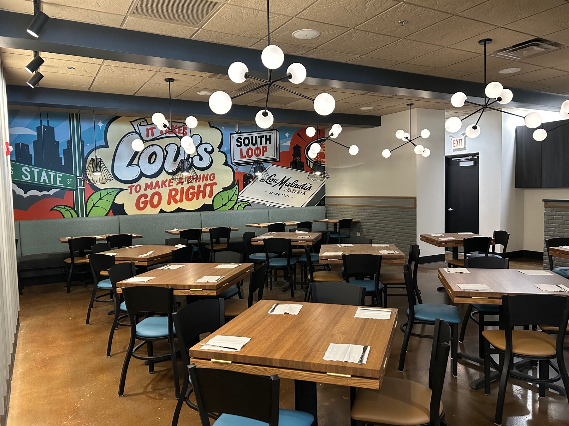 South Loop Dining Room for Lou Malnati’s Completes South Loop Restaurant Expansion