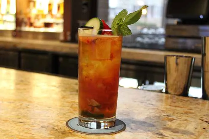 Pimm's Cup for Get Comfy and Fill Up at The Living Room
