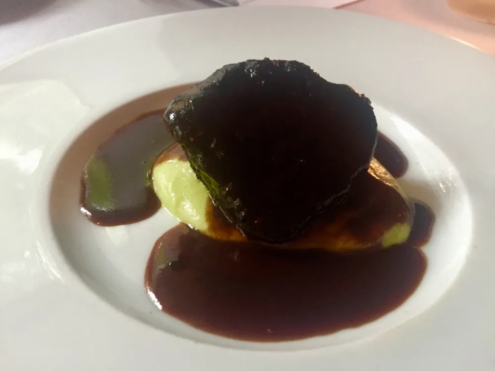 Black Truffle Crusted Foie Gras for Nothing Bland About The Blanchard