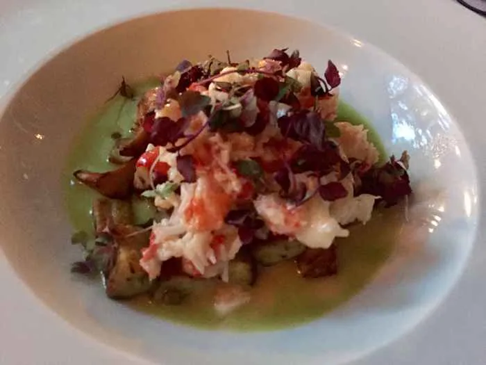 King Crab gnocchi for Nothing Bland About The Blanchard