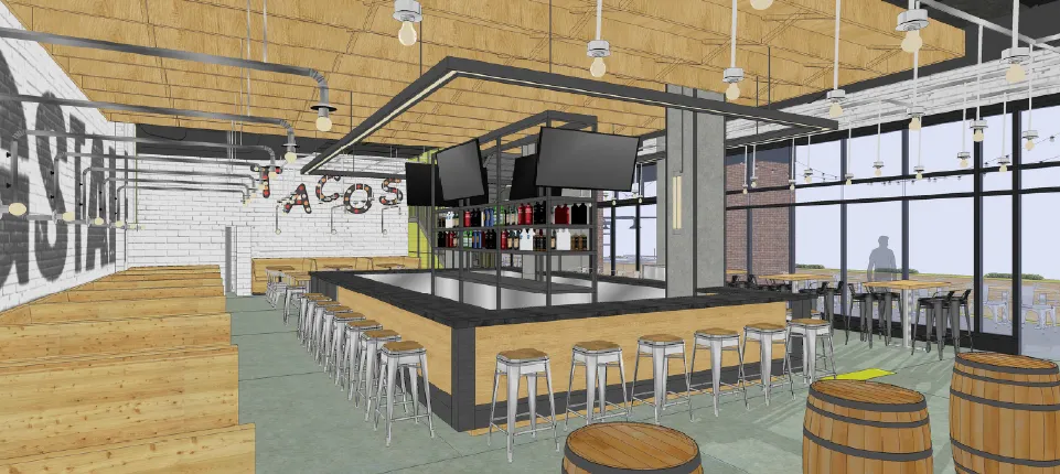 Big Star Wrigleyville Rendering Courtesy of One Off Hospitality for Big Star Wrigleyville Opening Up Just In Time For Opening Day