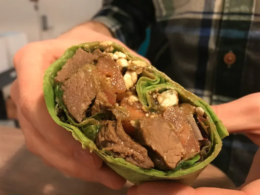 SRK Steak Cobb Wrap for Square Roots Kitchen Now Open in West Loop