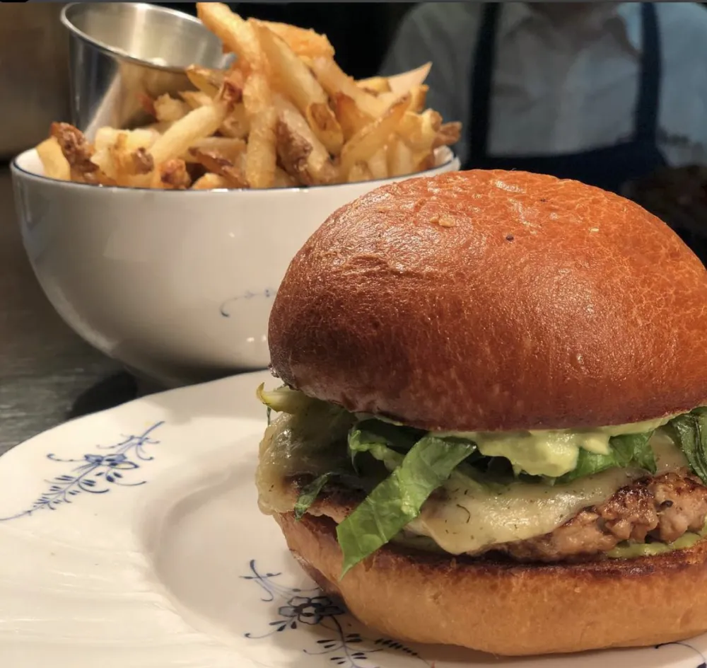 Turkey Burger at Publican Anker for Celebrate National Burger Month in May at These Chicago Burger Joints