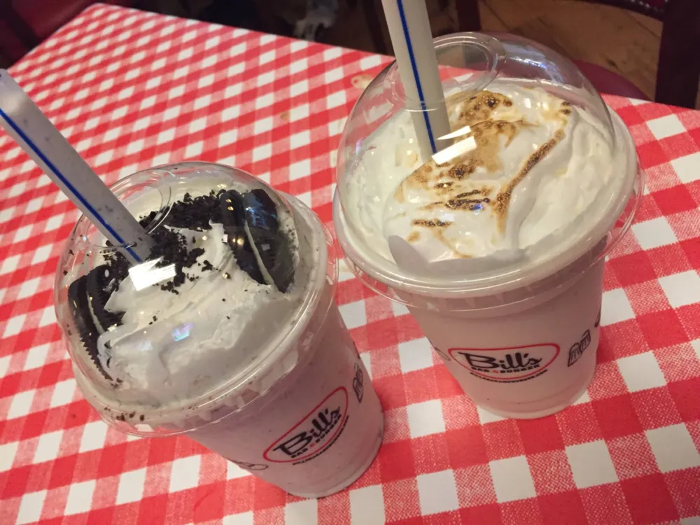 Bill's Cookies & Dream and Campfire Signature Shakes for Not Just Another Burger Joint