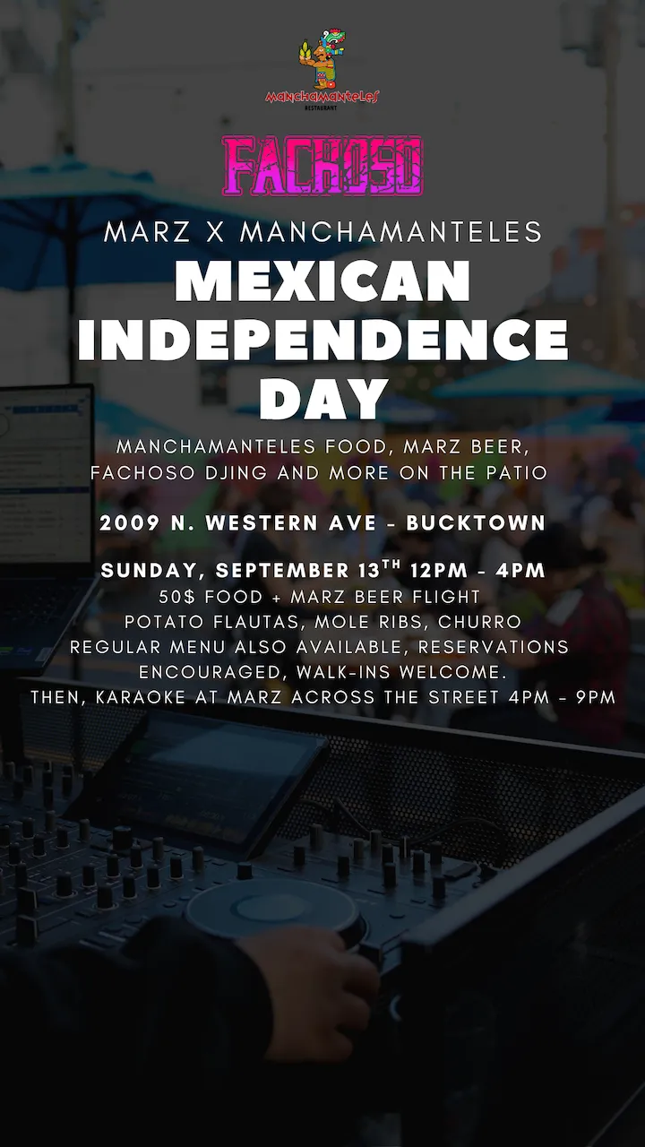 Manchamanteles x Marz 1 for Where to Celebrate Hispanic Heritage Month in Chicago