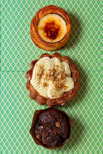 Banoffee Croissant Double Chocolate Muffin for Swadesi Cafe Introduces New Pastries