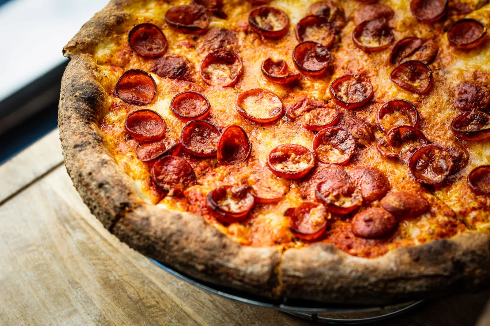 Cup N Char Pepperoni 392 for Robert's Pizza & Dough Co. Named #8 Pizza in the USA by 50 Top Pizza
