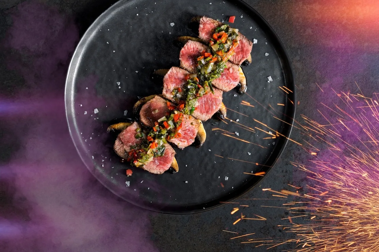 Flat Iron Steak for F1 Arcade Chicago to Open Friday, August 14