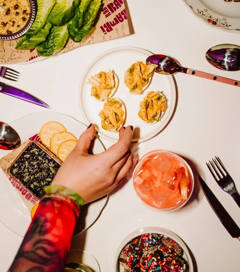 Naughty Eggs for West Town’s Bar Bambi Announces New 'Friends of Bambi' Dinner Series