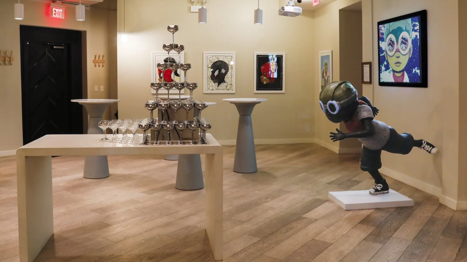 Esme interior hebru 28472 for Esmé Partners with Chicago Born Artist Hebru Brantley for Latest Multi Sensory Dining Collaboration