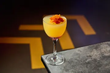 Wolf Point cocktail for F1 Arcade Chicago Reveals First Look at Food and Beverage Program Ahead of August 14 Opening