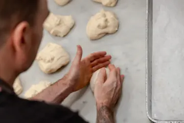 Pizzeria Gabbo Andrew Ashmore Dough Prep Megan Peirona 1 for Pizzeria Gabbo: New Pizzeria & Bar Coming to Fulton Market this Fall