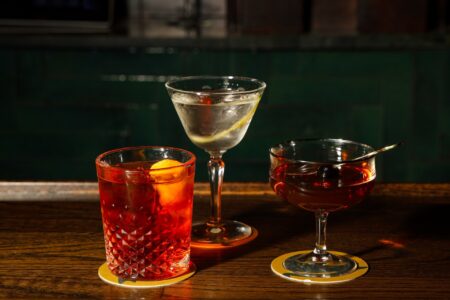 Cocktail Group Shot 03 for The Alley Cat a New Wicker Park Neighborhood Bar with $12 Specialty Cocktails Will Open Monday, May 11