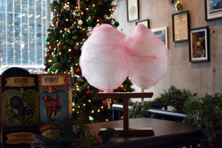 Get FREE Peppermint Cotton Candy at Flight Club, December 7