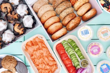 Full Catering Spread for Call Your Mother Deli Coming to Chicago