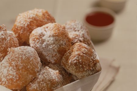 Glc Beignets for National Donut Day at RockSugar Southeast Asian Kitchen and Grand Lux Cafe