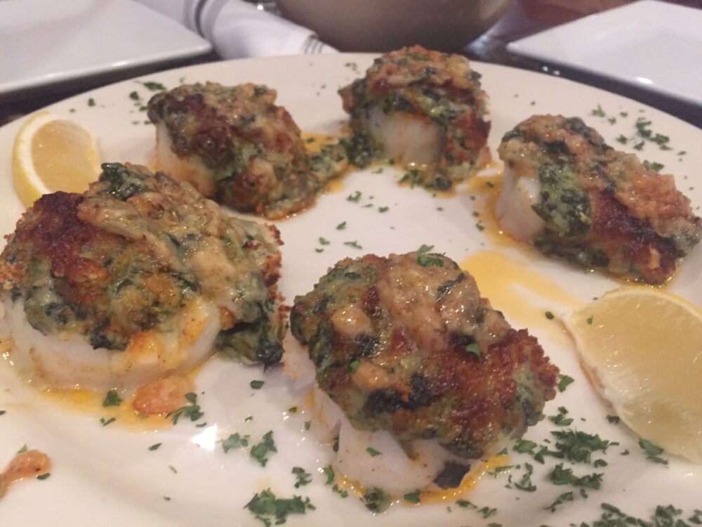 Scallops Rockefeller for The Only Crab House In The City You Need
