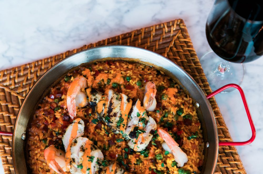 Paella at El Tapeo Modern Spanish Kitchen for Here Are A Few Places To Brunch With Mom on Mother's Day