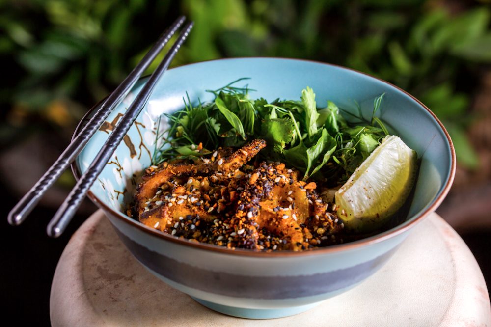 Red Curry Noodles at Beatnik West Town Courtesy of Ethan Jollie