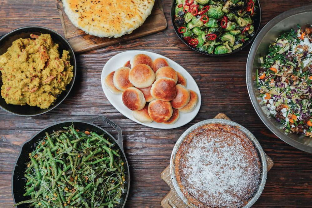 Thanksgiving sides at Frontier (Photo courtesy of Frontier)