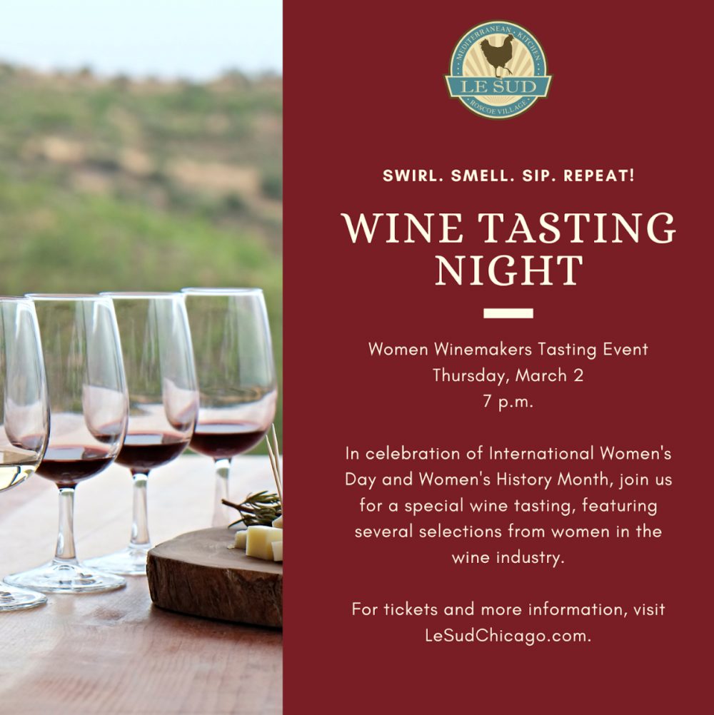 Women Winemakers Tasting Event at Le Sud