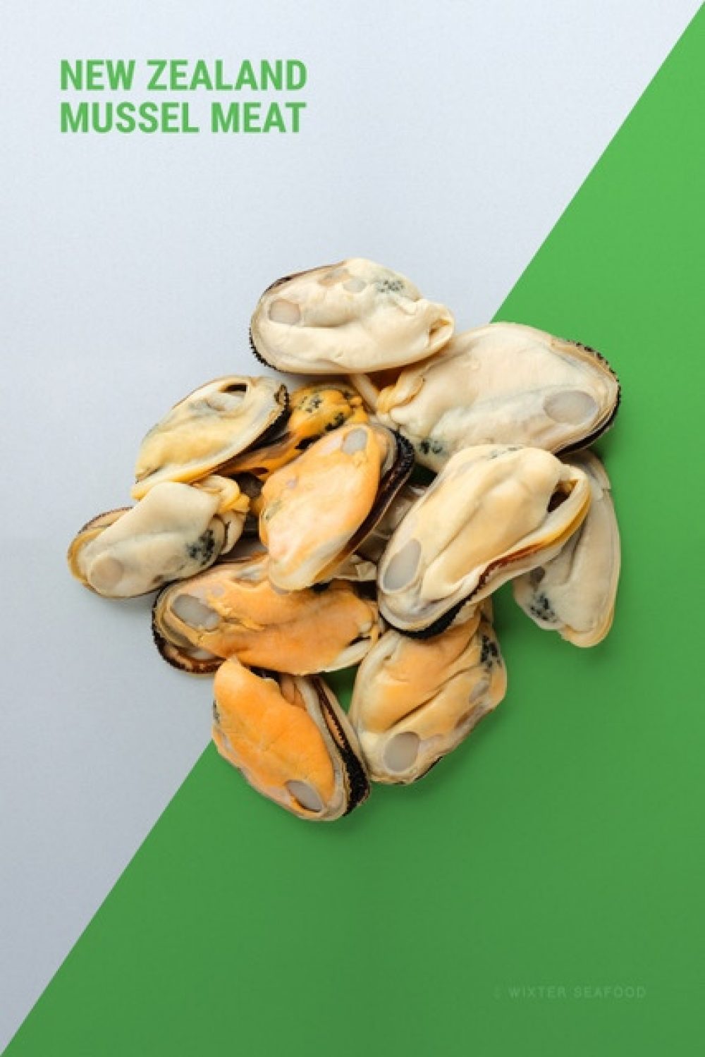 Wixter Seafood Frozen Product Vertical Mussel Meat V1