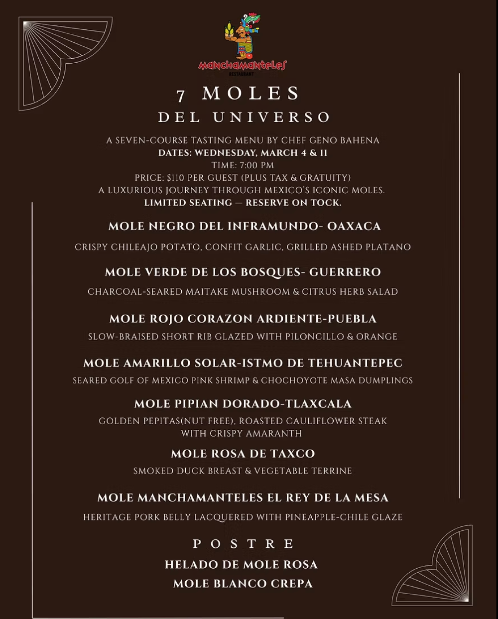 Chicago food image - Discover the Magic of Mole: A 7 Course Mole Pop up Experience from Manchamanteles