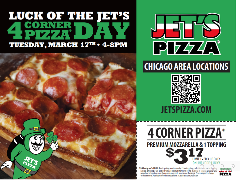 Credit: Jet's Pizza
