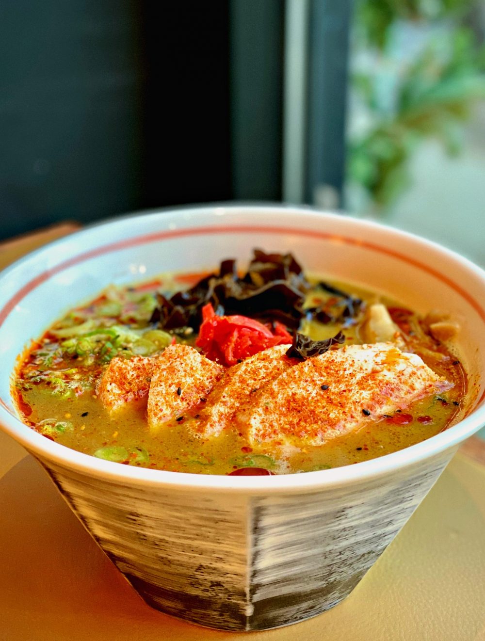 Curry Ramen with Chicken Chashu 