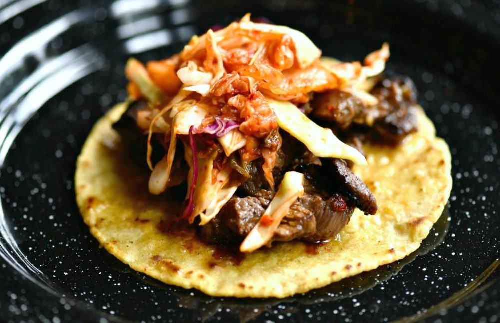 Rojo Gusano Korean BBQ Taco