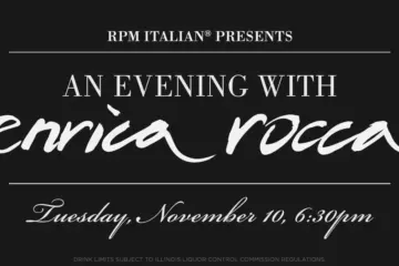 Enrica Rocca RPM Italian for An Evening with Enrica Rocca at RPM Italian