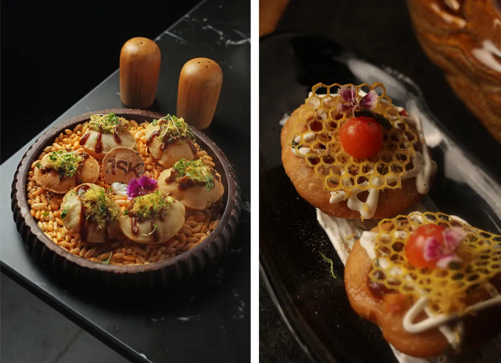 The Secret Kitchen Avocado Dahi Puri and Khasta Kachori Chaat
