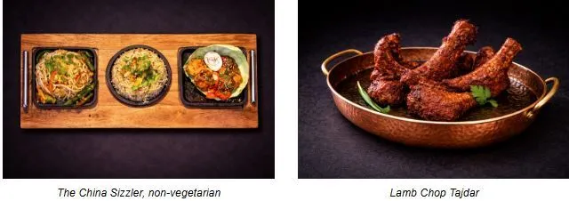 The China Sizzler Non Vegetarian and Lamb Chop Tajdar