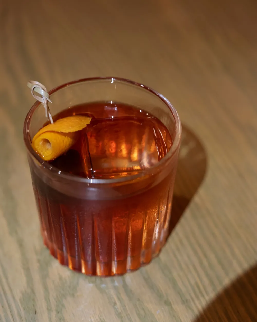 The Franklin Room's classic Old Fashioned cocktail photo credit: Inna Petrova