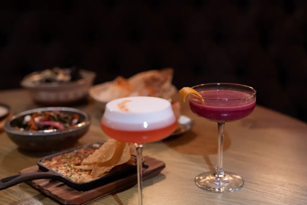 Specialty cocktails at The Franklin Room, which also crafts custom cocktails upon request photo credit: Inna Petrova