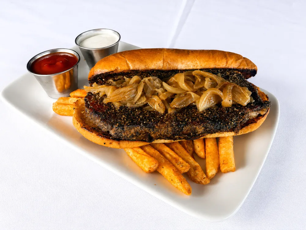 Caramelized Prime Rib Steak Sandwich