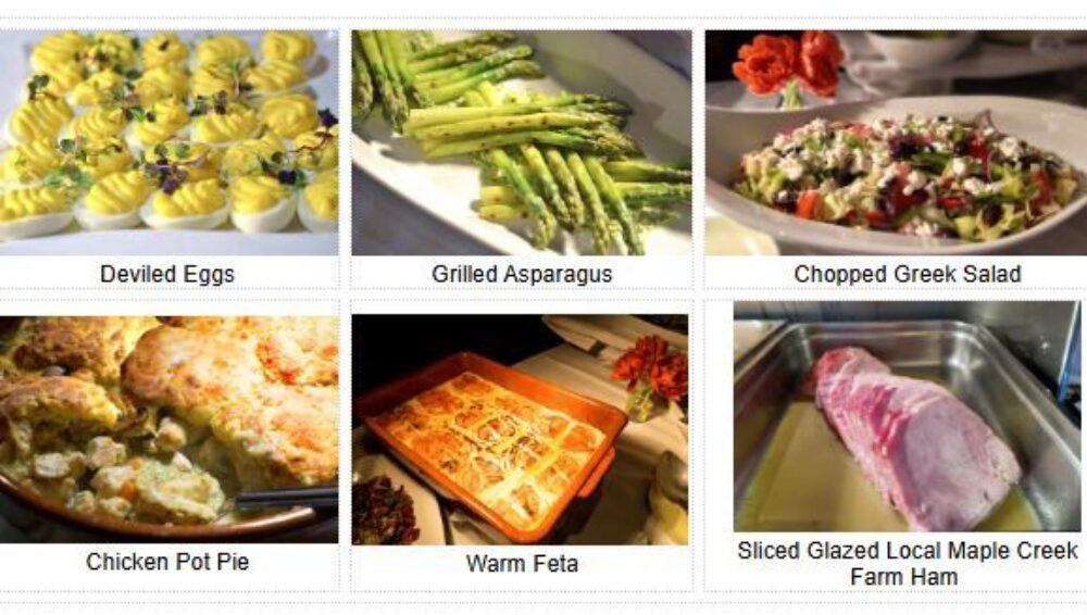 Prairie Grass Cafe Easter Brunch Menu Items