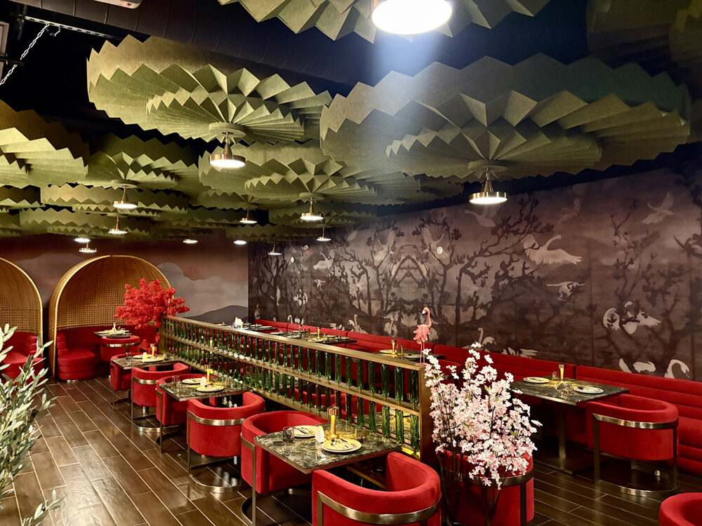 The dining room at The Secret Kitchen Photo credit: Kirtan Patel Photography