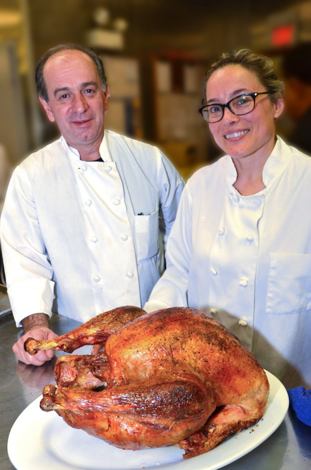 Chefs George Bumbaris and Sarah Stegner co-owners of Prairie Grass Cafe