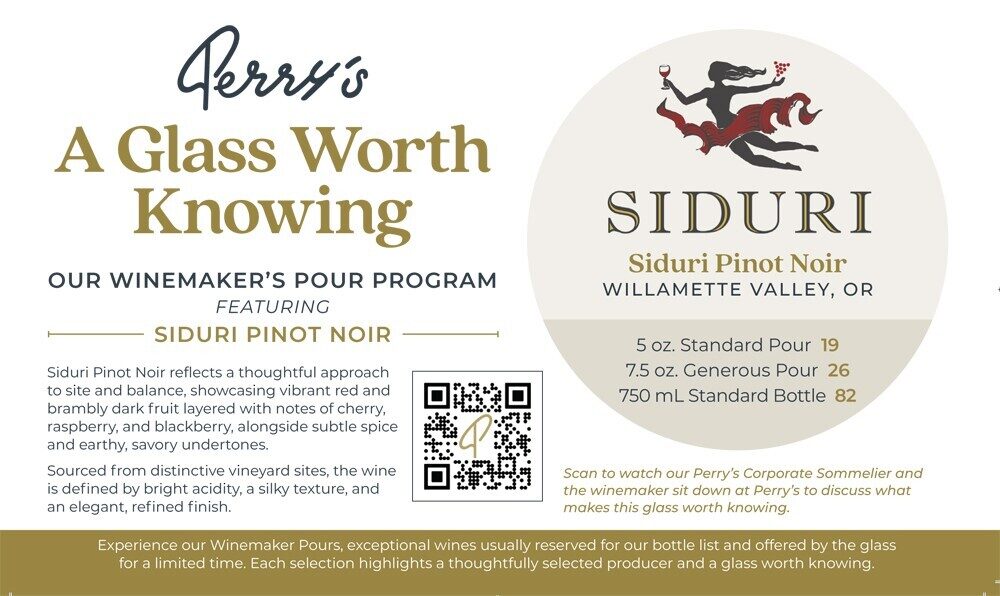 A GLASS WORTH KNOWING — WINEMAKER’S POUR PROGRAM