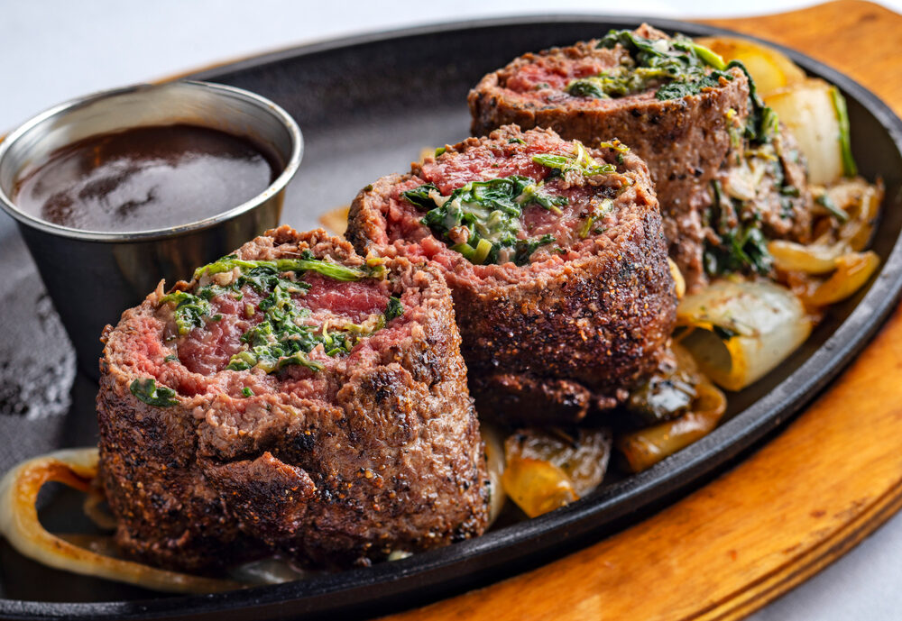 Perry's breathtaking 10 oz. Filet Stuffed Roast