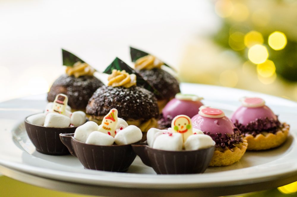 Verzênay's Holiday Tea Service includes with an exquisite selection of petit fours. Photo credit: Cindy Kurman
