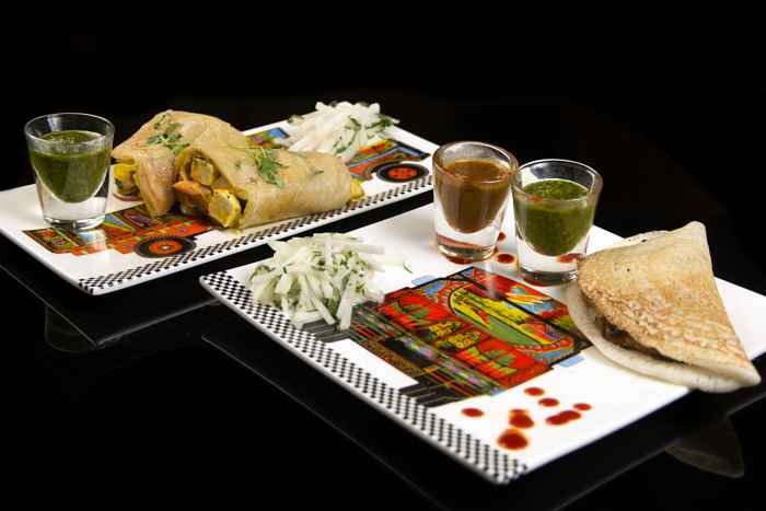 Dosa Frankie 1 for Indian Latin Mother's Day Brunch