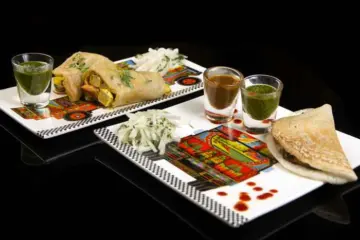 Dosa Frankie 1 for Indian Latin Mother's Day Brunch