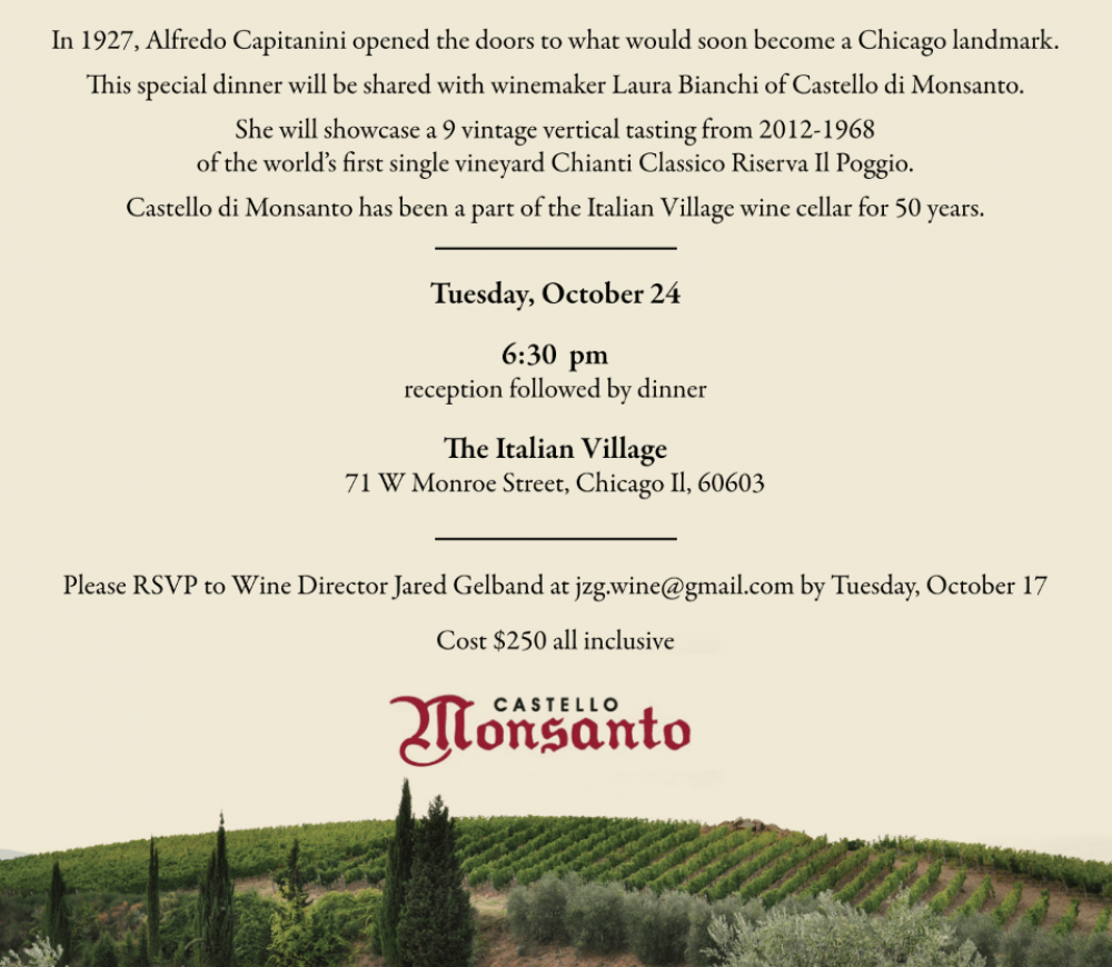 Monsanto Wine Dinner 2