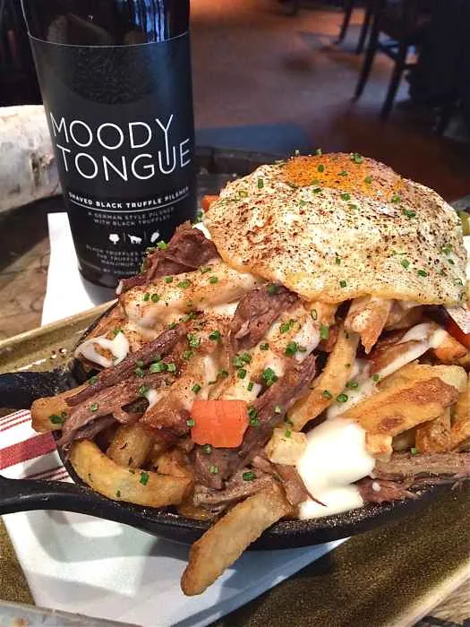 Pot Roast Poutine for A Valentine's Day Twist: Poutine and Pilsner