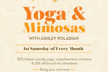 Yoga and Mimosas with Ashley Poladian