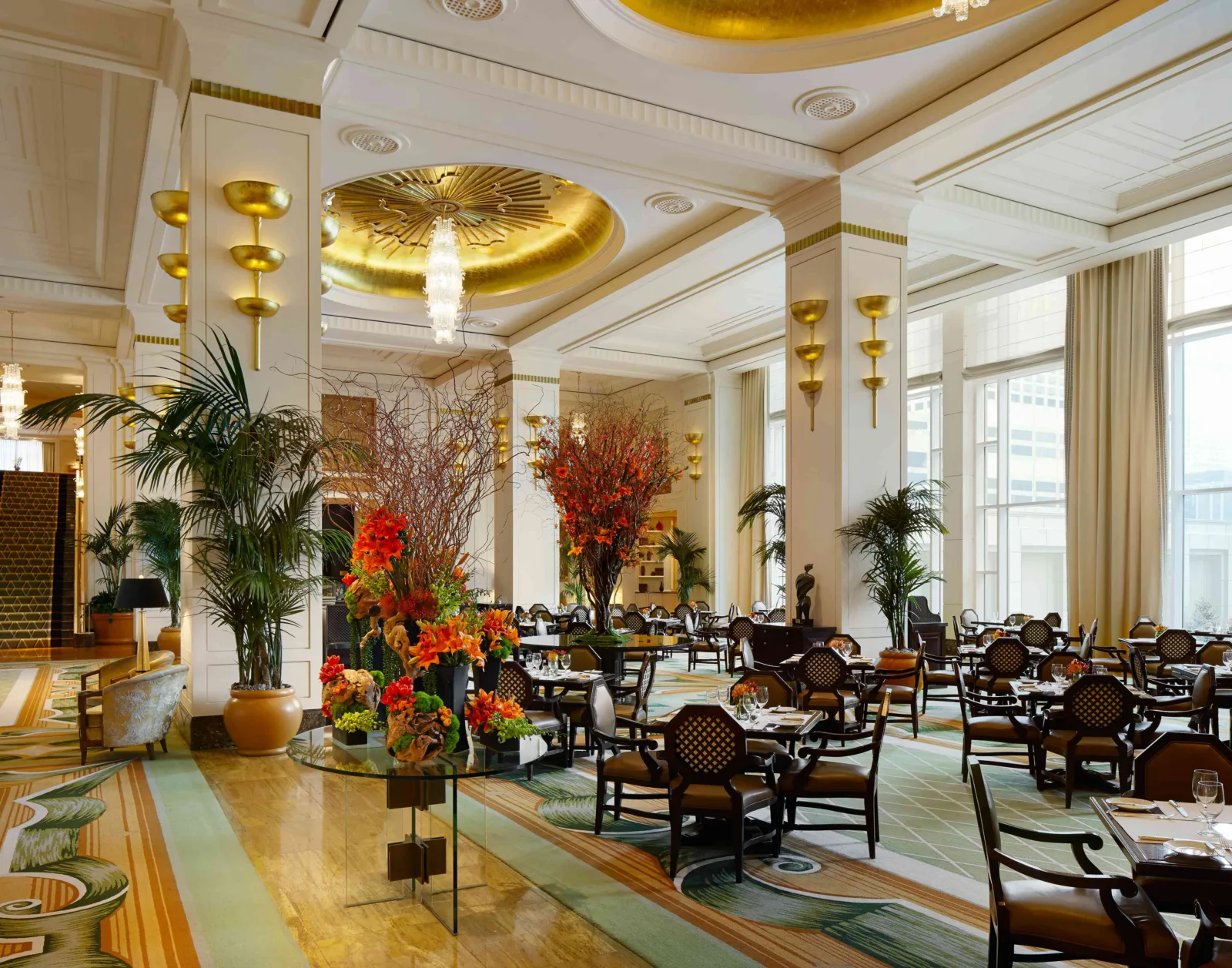 The Peninsula Chicago The Lobby for Enjoy Burgers & Bubbles Specials at The Lobby at The Peninsula Chicago