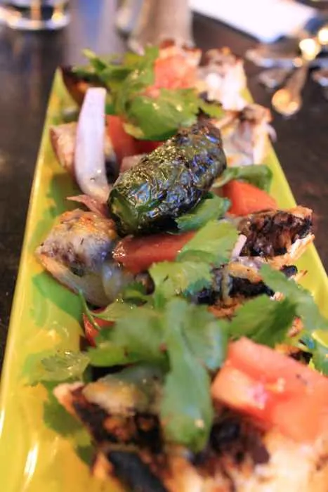 Molletes for Mezcal Class at De Noche Mexicana